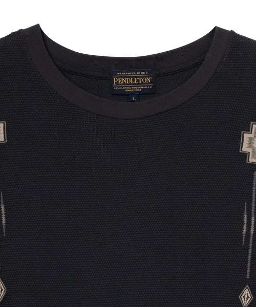 PENDLETON(ペンドルトン)の「PENDLETON/ペンドルトン ショートスリーブ ピケ エンブロイダリー Tシャツ(Tシャツ/カットソー・メンズ・チャコールグレー/ベージュ/ライトブルー・LARGE/MEDIUM)」の21枚目の写真