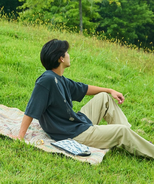 PENDLETON(ペンドルトン)の「PENDLETON/ペンドルトン ショートスリーブ ピケ エンブロイダリー Tシャツ(Tシャツ/カットソー・メンズ・チャコールグレー/ベージュ/ライトブルー・LARGE/MEDIUM)」の7枚目の写真