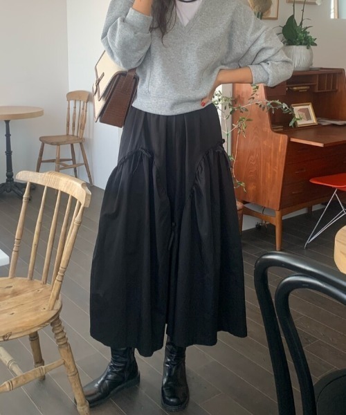 FAVORITO(ファヴォリート)の「リボンタイスカート(スカート・レディース・ホワイト/ブラック・F)」の18枚目の写真