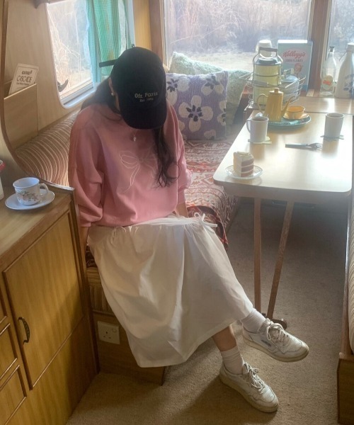FAVORITO(ファヴォリート)の「リボンタイスカート(スカート・レディース・ホワイト/ブラック・F)」の15枚目の写真
