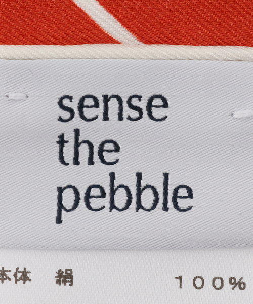Noble(ノーブル)の「sense the pebble/センスザぺブル シルクスカーフ(レッド)(バンダナ/スカーフ・レディース・レッド・FREE)」の4枚目の写真