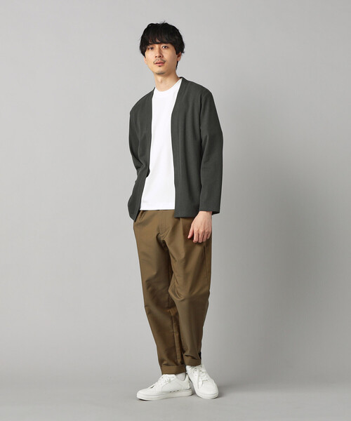 COMME CA MEN(コムサメン)の「和紙カノコ ハッピカーディガン(カーディガン/ボレロ・メンズ・ネイビー/ブラック/ライトグレー/チャコールグレー・L/M/S)」の12枚目の写真
