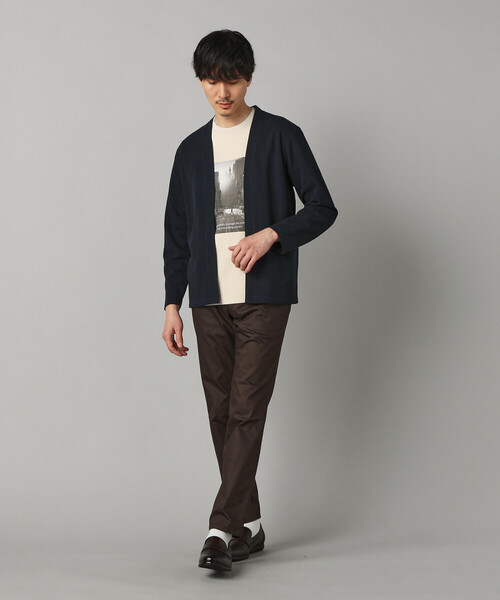 COMME CA MEN(コムサメン)の「和紙カノコ ハッピカーディガン(カーディガン/ボレロ・メンズ・ネイビー/ブラック/ライトグレー/チャコールグレー・L/M/S)」の15枚目の写真