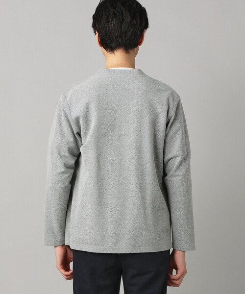 COMME CA MEN（コムサメン）の「和紙カノコ  ハッピカーディガン（カーディガン/ボレロ・メンズ・ネイビー/ブラック/ライトグレー/チャコールグレー/ベージュ/ダークブラウン・L/M/S）」の20枚目の写真