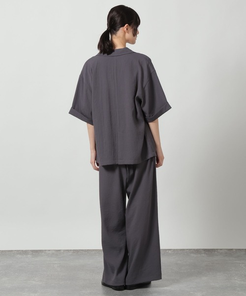 LAKOLE（ラコレ）の「リネンライクシアーWジャケット / 657239（テーラードジャケット・レディース・グリーン/チャコール/アイボリー/グレイッシュベージュ・FREE）」の21枚目の写真