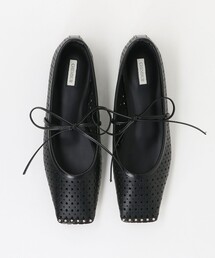 CHEMBUR（チェンバー）の「＜CHEMBUR＞SQ STD PNC フラットシューズ（バレエシューズ）」