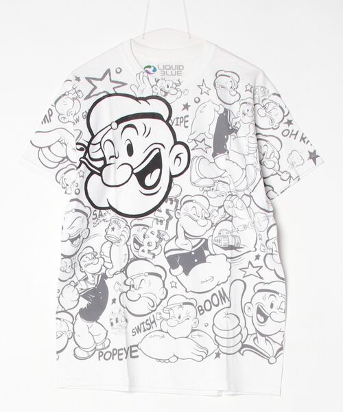 LIQUID BLUE(リキッドブルー)の「【T18】【LIQUID BLUE/リキッド ブルー】PRINT TEE(Tシャツ/カットソー・メンズ・その他3/その他2・MEDIUM/LARGE)」の2枚目の写真