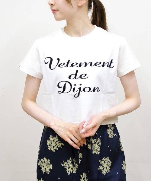 STEPS(ステップス)の「VINCENT ET MIREILLE/ヴァンソン エ ミレイユ ショートスリーブプリントTEE SHORT SLEEVE PRINTED TEE(Tシャツ/カットソー・レディース・ブラック系その他/ホワイト系その他/ブラック/ホワイト・FREE)」の1枚目の写真