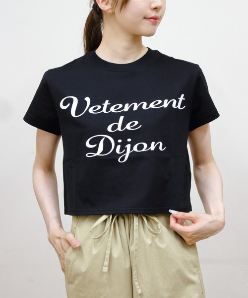 STEPS(ステップス)の「VINCENT ET MIREILLE/ヴァンソン エ ミレイユ ショートスリーブプリントTEE SHORT SLEEVE PRINTED TEE(Tシャツ/カットソー・レディース・ブラック系その他/ホワイト系その他/ブラック/ホワイト・FREE)」の3枚目の写真