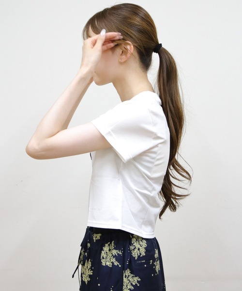 STEPS(ステップス)の「VINCENT ET MIREILLE/ヴァンソン エ ミレイユ ショートスリーブプリントTEE SHORT SLEEVE PRINTED TEE(Tシャツ/カットソー・レディース・ブラック系その他/ホワイト系その他/ブラック/ホワイト・FREE)」の17枚目の写真