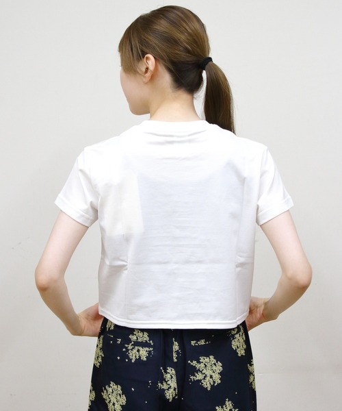 STEPS(ステップス)の「VINCENT ET MIREILLE/ヴァンソン エ ミレイユ ショートスリーブプリントTEE SHORT SLEEVE PRINTED TEE(Tシャツ/カットソー・レディース・ブラック系その他/ホワイト系その他/ブラック/ホワイト・FREE)」の18枚目の写真