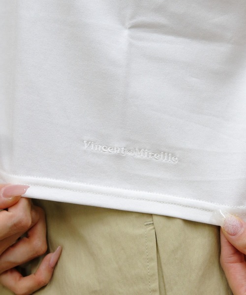STEPS(ステップス)の「VINCENT ET MIREILLE/ヴァンソン エ ミレイユ ショートスリーブプリントTEE SHORT SLEEVE PRINTED TEE(Tシャツ/カットソー・レディース・ブラック系その他/ホワイト系その他/ブラック/ホワイト・FREE)」の21枚目の写真