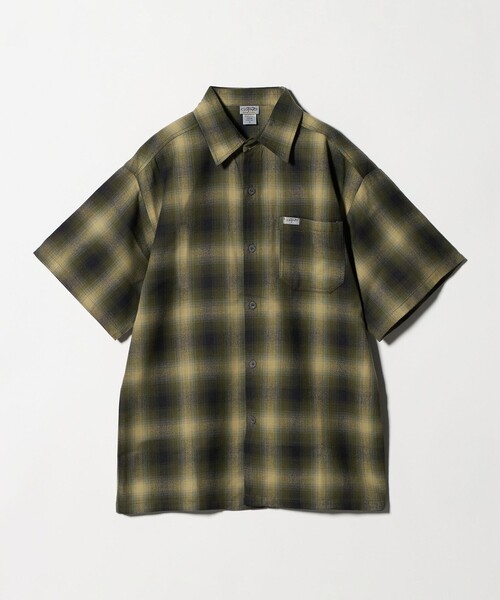 Cal Top(キャルトップ)の「<CalTop>オンブレ チェック ショートスリーブ シャツ(シャツ/ブラウス・メンズ・オリーブ/ネイビー/ライトグレー・S/M)」の8枚目の写真