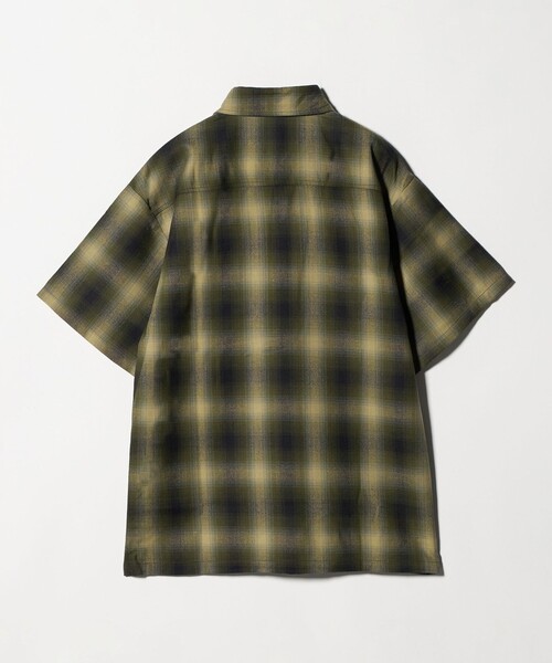 Cal Top(キャルトップ)の「<CalTop>オンブレ チェック ショートスリーブ シャツ(シャツ/ブラウス・メンズ・オリーブ/ネイビー/ライトグレー・S/M)」の7枚目の写真