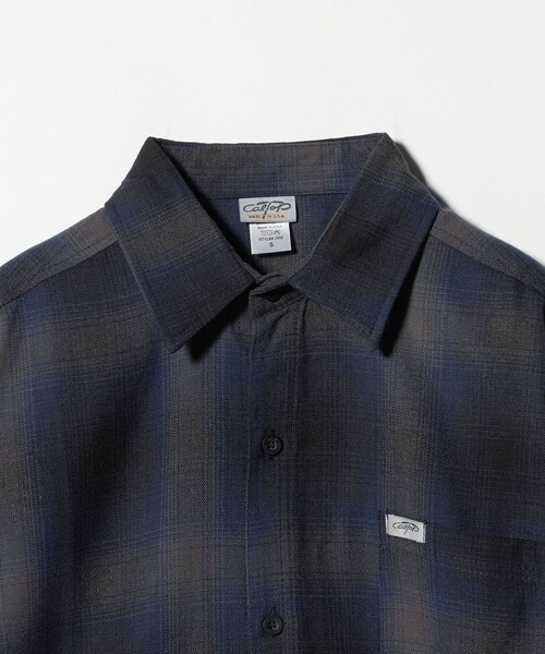 Cal Top(キャルトップ)の「<CalTop>オンブレ チェック ショートスリーブ シャツ(シャツ/ブラウス・メンズ・オリーブ/ネイビー/ライトグレー・S/M)」の18枚目の写真