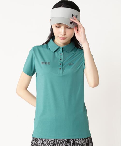 MASTER BUNNY EDITION(マスターバニーエディション)の「【MASTER BUNNY EDITION】ベア天(ポロシャツ・レディース・ブラック/ホワイト/グリーン・MEDIUM/SMALL/LARGE)」の3枚目の写真