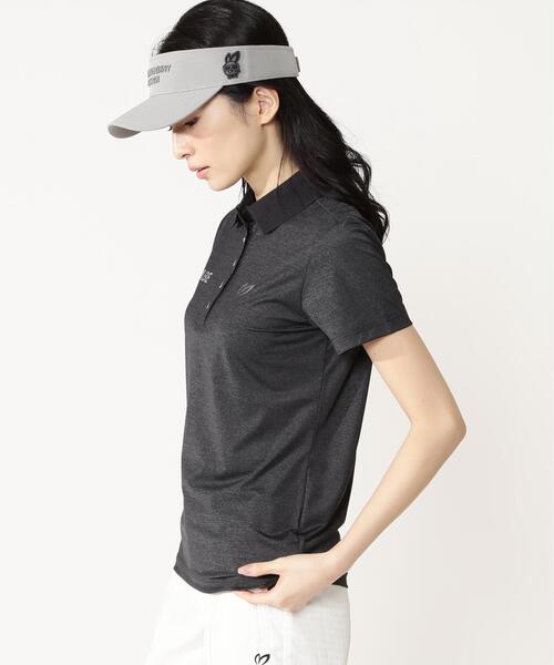 MASTER BUNNY EDITION(マスターバニーエディション)の「【MASTER BUNNY EDITION】ベア天(ポロシャツ・レディース・ブラック/ホワイト/グリーン・MEDIUM/SMALL/LARGE)」の2枚目の写真