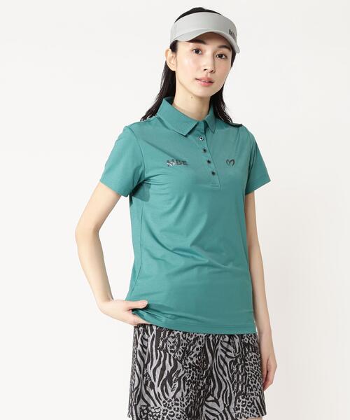 MASTER BUNNY EDITION(マスターバニーエディション)の「【MASTER BUNNY EDITION】ベア天(ポロシャツ・レディース・ブラック/ホワイト/グリーン・MEDIUM/SMALL/LARGE)」の8枚目の写真