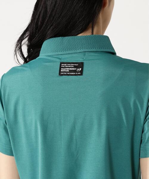 MASTER BUNNY EDITION(マスターバニーエディション)の「【MASTER BUNNY EDITION】ベア天(ポロシャツ・レディース・ブラック/ホワイト/グリーン・MEDIUM/SMALL/LARGE)」の16枚目の写真