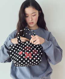 Homebody Mini Classic Dot Bag (BLACK)