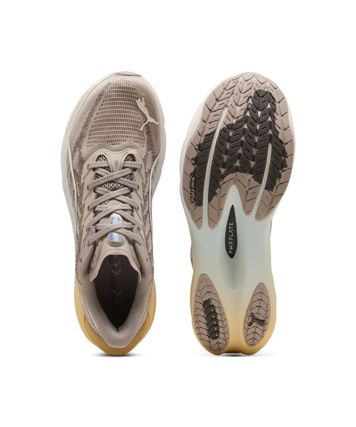 PUMA（プーマ）の「PUMA プーマ メンズ ディヴィエイト ニトロ 4 RC ランニングシューズ（スニーカー・メンズ・ピンクベージュ・27.0cm/26.5cm/26.0cm/27.5cm/28.0cm/25.5cm）」の4枚目の写真