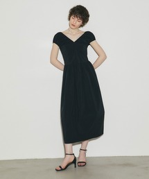RUCHED SLIM-RINE DRESS