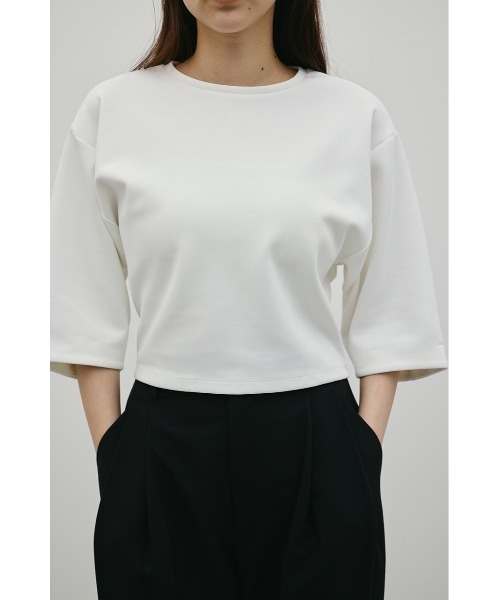 STYLEMIXER（スタイルミキサー）の「ダンボールカットフォルムトップ（Tシャツ/カットソー・レディース・グレー/ホワイト/ブラック・FREE）」の2枚目の写真