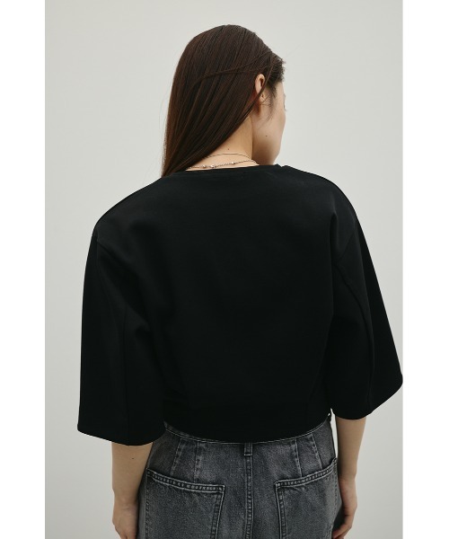 STYLEMIXER（スタイルミキサー）の「ダンボールカットフォルムトップ（Tシャツ/カットソー・レディース・グレー/ホワイト/ブラック・FREE）」の15枚目の写真