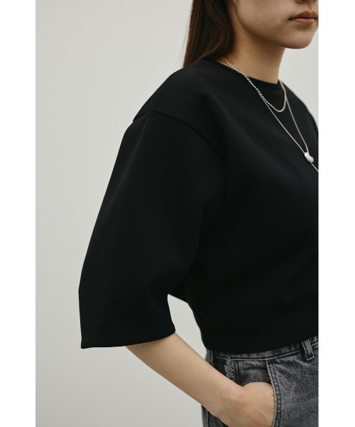 STYLEMIXER（スタイルミキサー）の「ダンボールカットフォルムトップ（Tシャツ/カットソー・レディース・グレー/ホワイト/ブラック・FREE）」の16枚目の写真