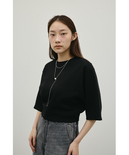 STYLEMIXER（スタイルミキサー）の「ダンボールカットフォルムトップ（Tシャツ/カットソー・レディース・グレー/ホワイト/ブラック・FREE）」の9枚目の写真