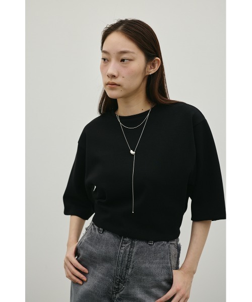 STYLEMIXER（スタイルミキサー）の「ダンボールカットフォルムトップ（Tシャツ/カットソー・レディース・グレー/ホワイト/ブラック・FREE）」の13枚目の写真