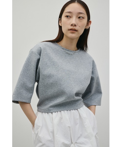 STYLEMIXER（スタイルミキサー）の「ダンボールカットフォルムトップ（Tシャツ/カットソー・レディース・グレー/ホワイト/ブラック・FREE）」の22枚目の写真