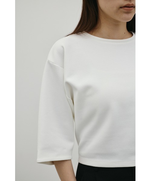 STYLEMIXER（スタイルミキサー）の「ダンボールカットフォルムトップ（Tシャツ/カットソー・レディース・グレー/ホワイト/ブラック・FREE）」の4枚目の写真