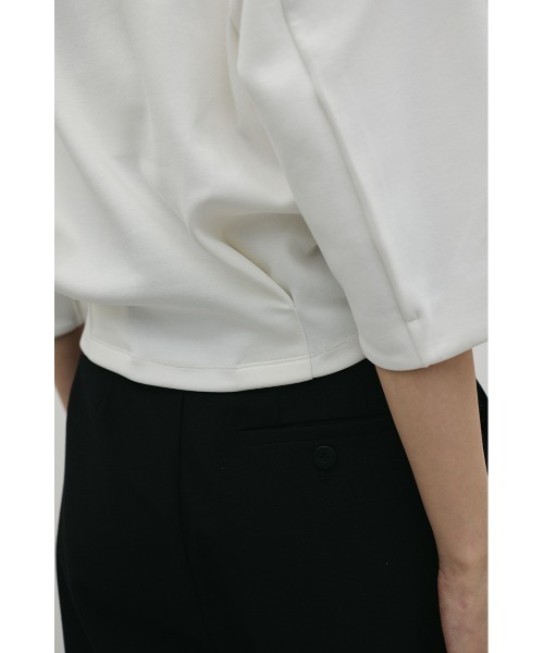 STYLEMIXER（スタイルミキサー）の「ダンボールカットフォルムトップ（Tシャツ/カットソー・レディース・グレー/ホワイト/ブラック・FREE）」の7枚目の写真