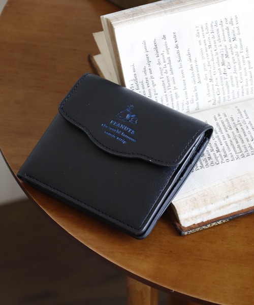 FUNALIVE(ファンアライブ)の「SNOOPY 二つ折り財布 合皮 小銭入れ(財布・レディース・ベージュ/ネイビー/ブラック・FREE)」の16枚目の写真