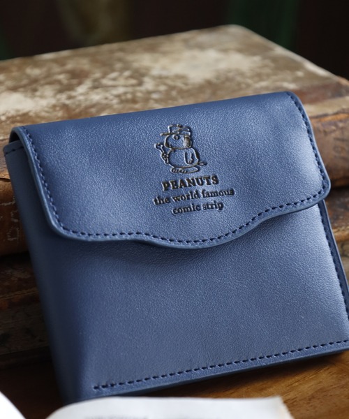 FUNALIVE(ファンアライブ)の「SNOOPY 二つ折り財布 合皮 小銭入れ(財布・レディース・ベージュ/ネイビー/ブラック・FREE)」の15枚目の写真