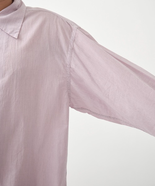 soe（ソーイ）の「Garment Dyed Short Cut Shirt（シャツ/ブラウス・メンズ・ピンク・1/2）」の7枚目の写真