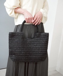 gossara（ゴサラ）の「ハンドルペーパーミニトート（かごバッグ）」