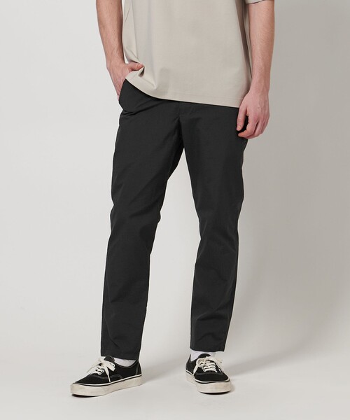 A DAY IN THE LIFE UNITED ARROWS（アデイインザライフユナイテッドアローズ）の「サッカー アンクル イージーパンツ-吸水速乾-＜A DAY IN THE LIFE＞（スラックス・メンズ・ベージュ/ネイビー/ライトグレー/オリーブ/ブラック・XL/M/S/L）」の2枚目の写真
