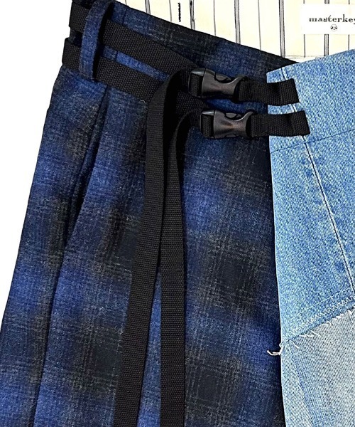 masterkey（マスターキー）の「mp15028- CLOAK-PT ラップワイドパンツ(MK27A-P-14)（その他パンツ・メンズ・ブルー/ブラック・FREE）」の16枚目の写真