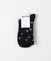 Right-on | BASIC SOCKS(ベーシックソックス)小花柄ソックス(ソックス/靴下)