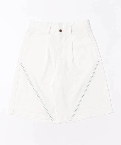 ATELANE（アテレーン）の「ATELANE /カルゼラダーステッチ/ショートパンツ（その他パンツ・メンズ・オフホワイト/ブラック・LARGE/X-LARGE/MEDIUM）」の8枚目の写真