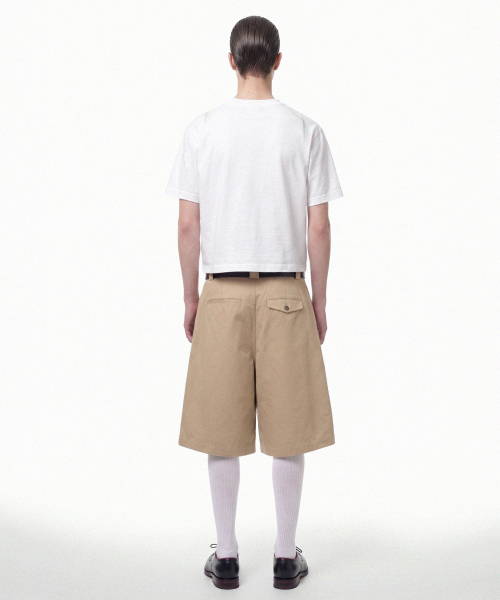 PRINOAR(プリノア)の「セミクロップ半袖Tシャツ - ホワイト(Tシャツ/カットソー・レディース・ホワイト・SMALL/MEDIUM/LARGE)」の10枚目の写真