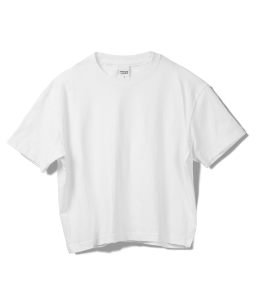 PRINOAR(プリノア)の「セミクロップ半袖Tシャツ - ホワイト(Tシャツ/カットソー・レディース・ホワイト・SMALL/MEDIUM/LARGE)」の11枚目の写真