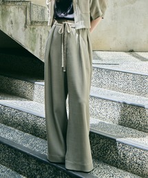 STUDIOUS | 【STUDIOUS/ステュディオス】Washable Mesh Relax Trousers/ウォッシャブルメッシュリラックストラウザー(スラックス)