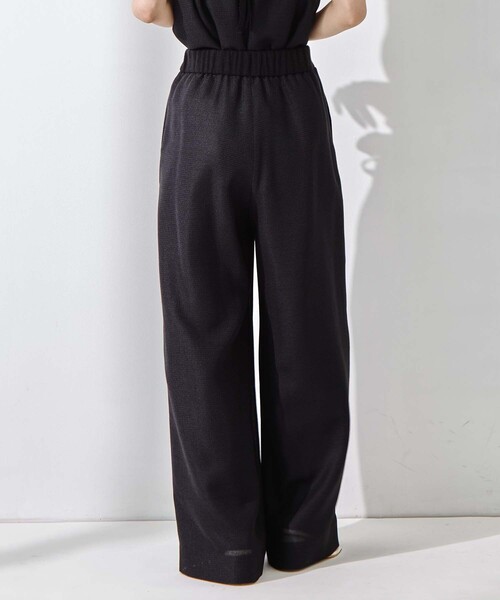 STUDIOUS(ステュディオス)の「【STUDIOUS/ステュディオス】Washable Mesh Relax Trousers/ウォッシャブルメッシュリラックストラウザー(スラックス・レディース・アイボリー/マルチ/ブラック・1/2)」の22枚目の写真