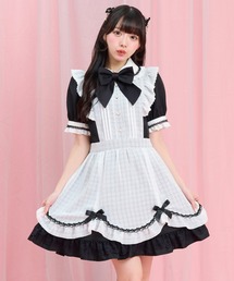 Secret Honey（シークレットハニー）の「半袖エプロン切替ワンピース（ワンピース）」