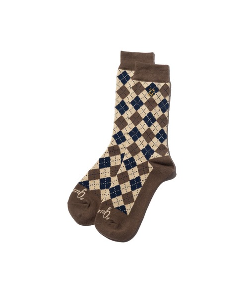 glamb(グラム)の「Argyle Socks Set / アーガイルソックスセット(ソックス/靴下・メンズ・マルチ・FREE)」の7枚目の写真