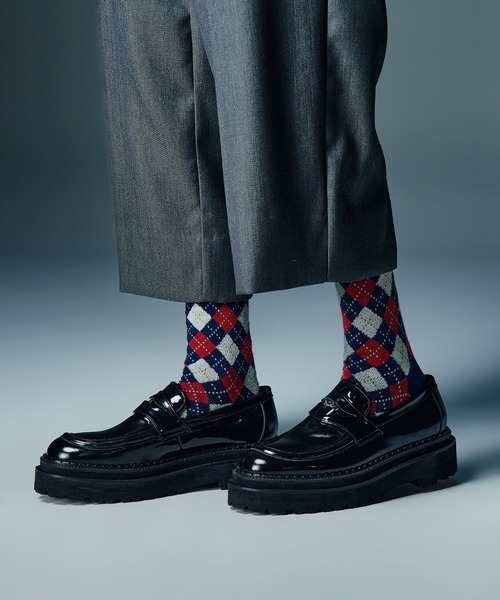 glamb(グラム)の「Argyle Socks Set / アーガイルソックスセット(ソックス/靴下・メンズ・マルチ・FREE)」の3枚目の写真
