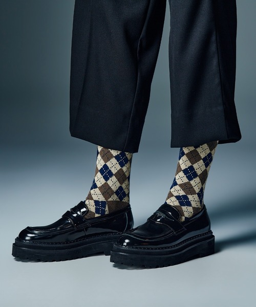 glamb(グラム)の「Argyle Socks Set / アーガイルソックスセット(ソックス/靴下・メンズ・マルチ・FREE)」の4枚目の写真